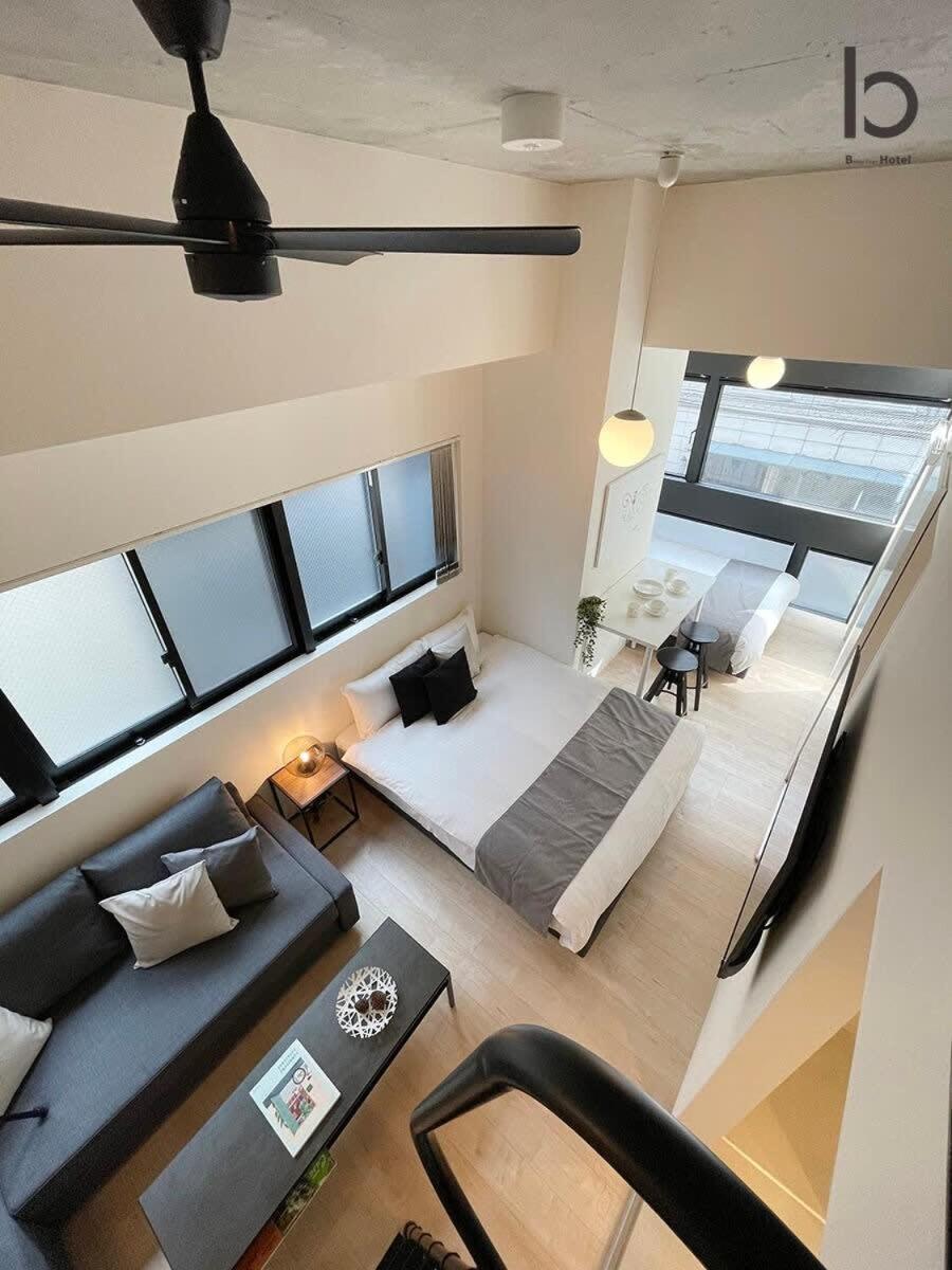 Bhotel Nekoyard - Modern Loft Studio Steps From Peace Park هيروشيما المظهر الخارجي الصورة